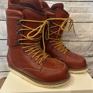 Burton x Red Wing Leather Rover Snowboard Boots - Mens 12; Pre-Owned